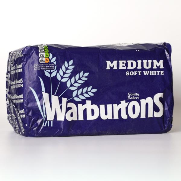  Warburtons Medium White Toastie 800g